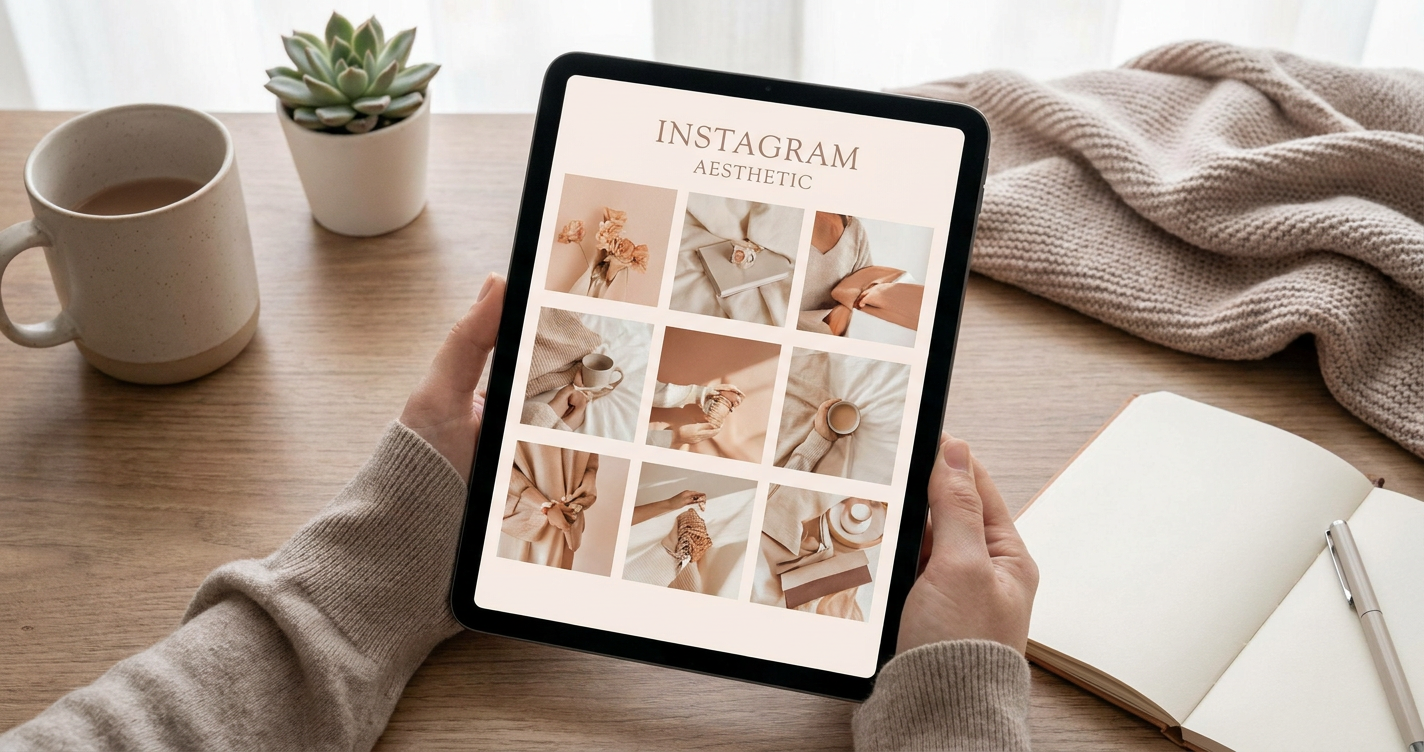 Оформление ленты Instagram: как создать единый стиль профиля с AI