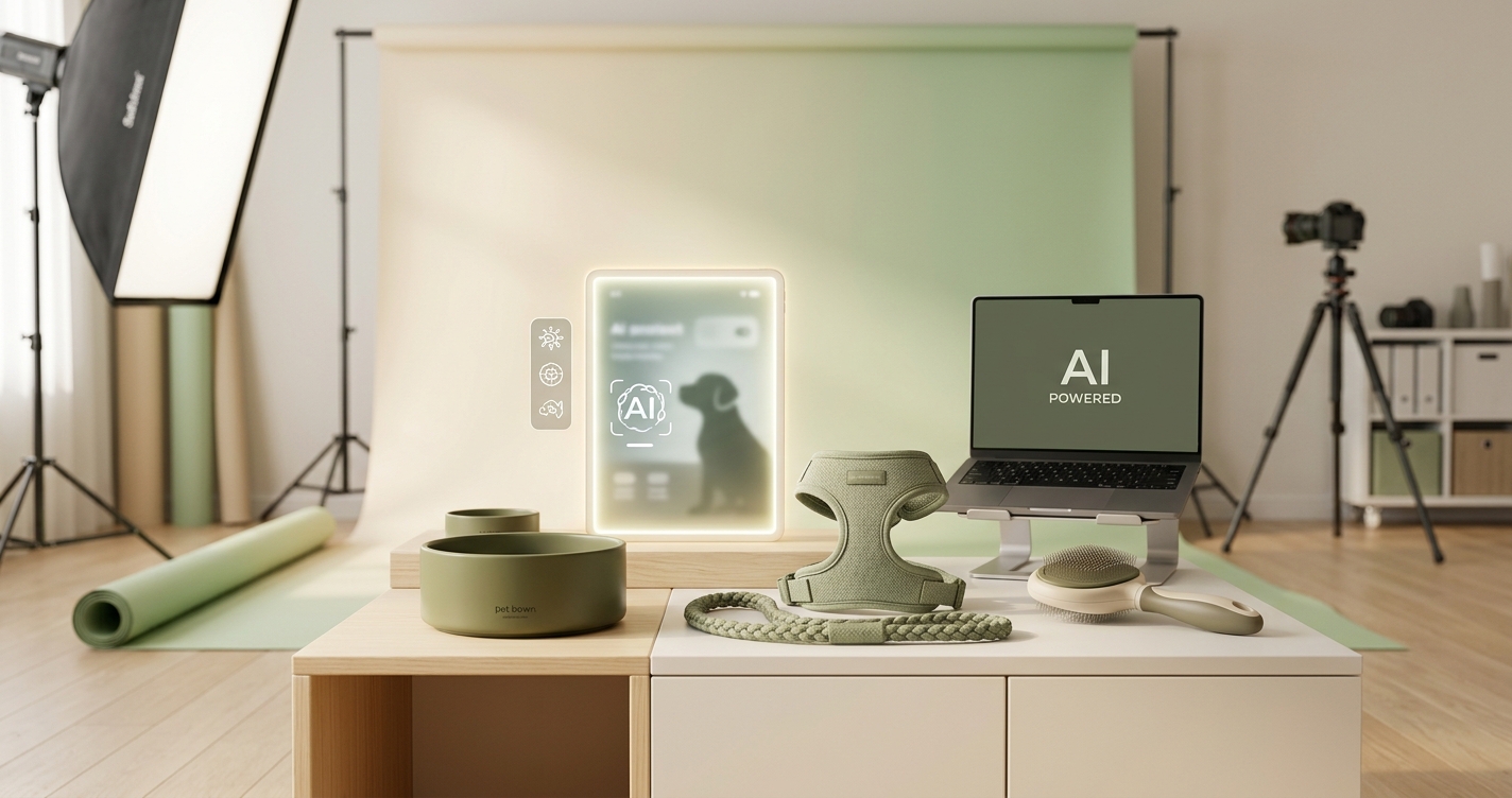 Фото товаров для животных: AI помогает зоопродавцам